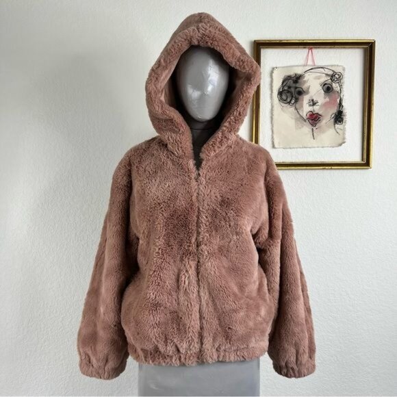 French Connection Arabella Faux Fur Hooded Jacket - Picture 3 of 13